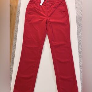 NWT Talbots Velveteen Straight Leg Pants 6P